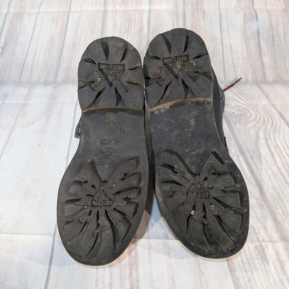 John Fluevog DFT Do-F'T Black Leather Combat Boots M12 - Picture 10 of 12